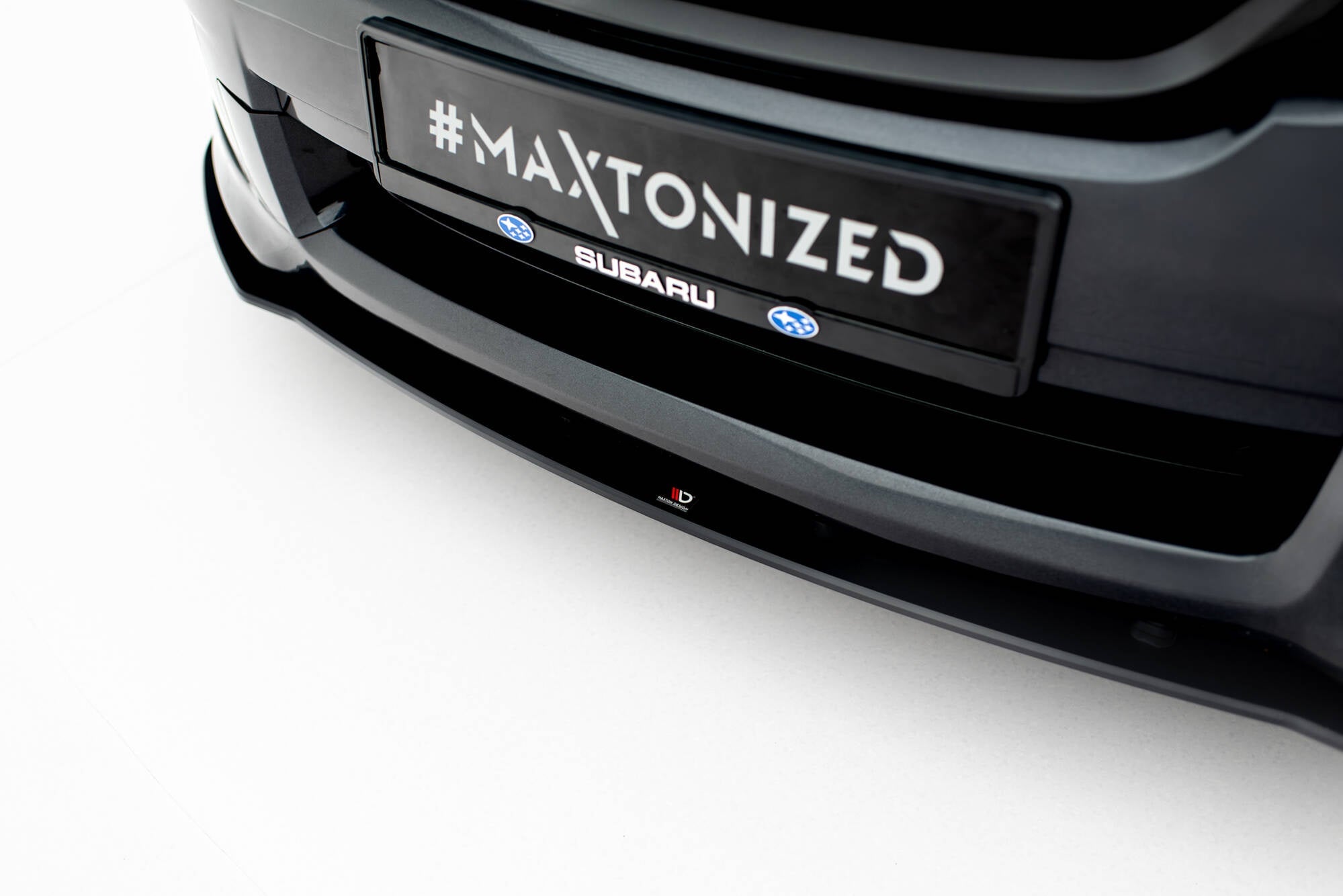 Prelungire splitter bara fata Subaru Impreza WRX STI Mk3 Facelift 2011-2014 v13 - Maxton Design