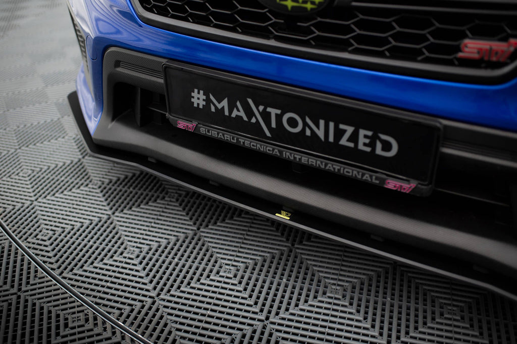 Prelungire splitter bara fata Subaru WRX STI Mk1 Facelift 2017-2021 v3 - Maxton Design