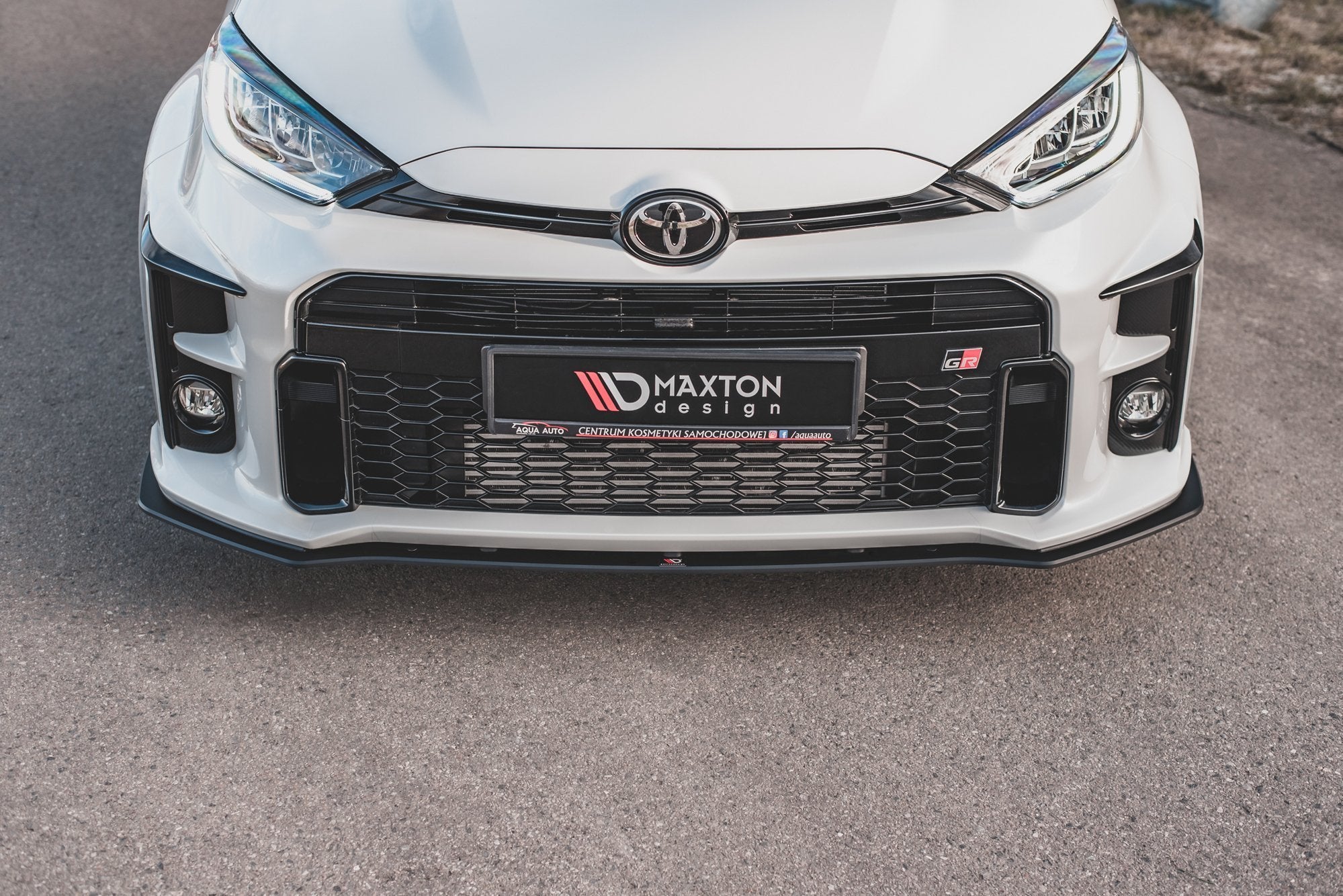 Prelungire splitter bara fata Toyota GR Yaris Mk4 2020- v5 - Maxton Design