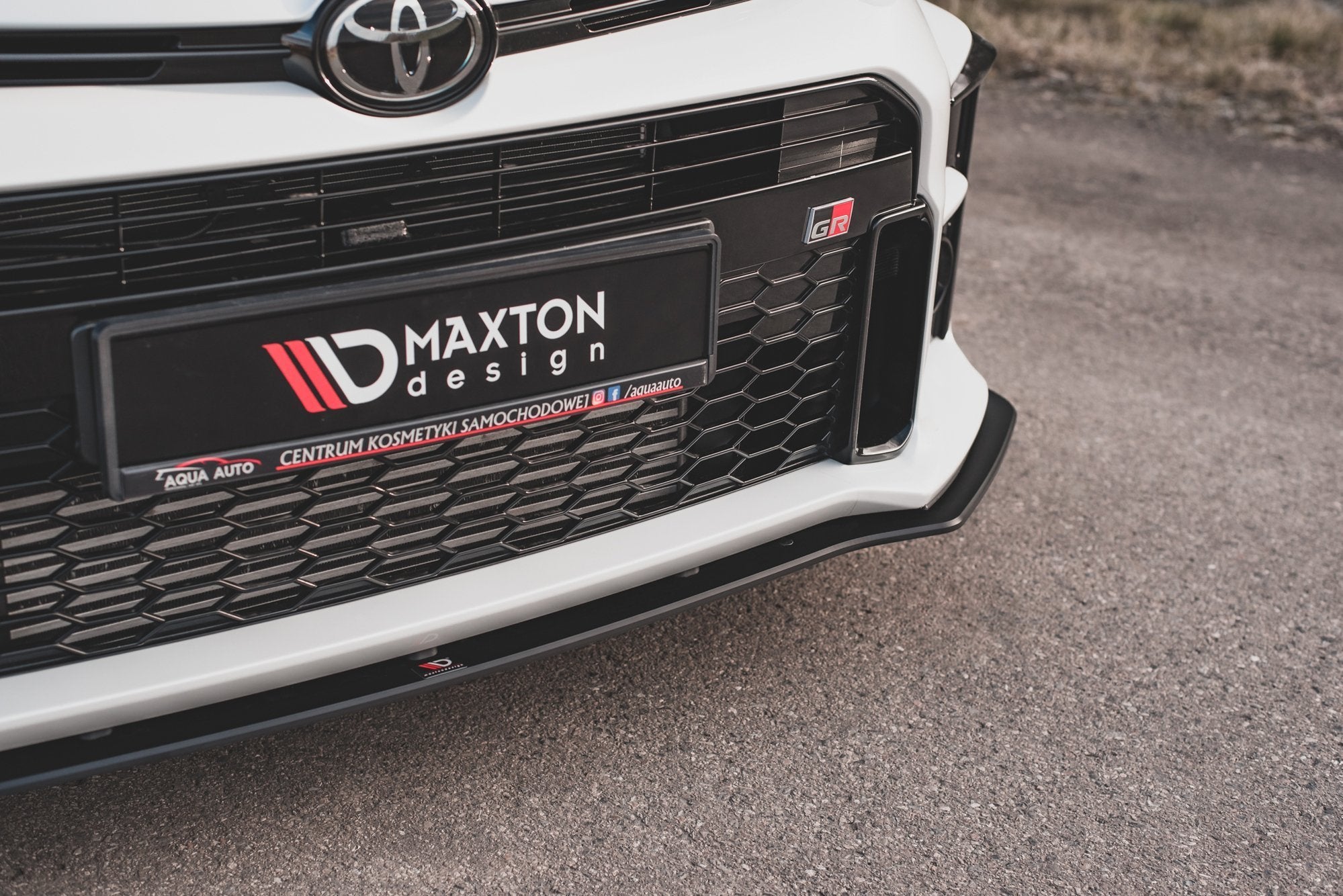 Prelungire splitter bara fata Toyota GR Yaris Mk4 2020- v5 - Maxton Design