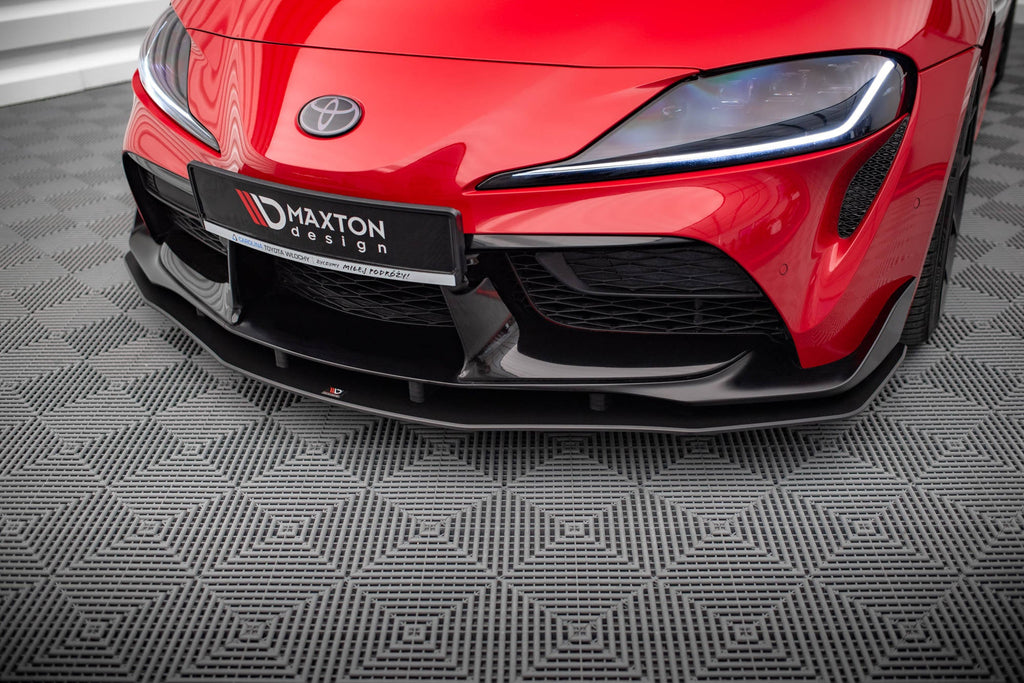 Prelungire splitter bara fata Toyota Supra Mk5 2019- v5 - Maxton Design