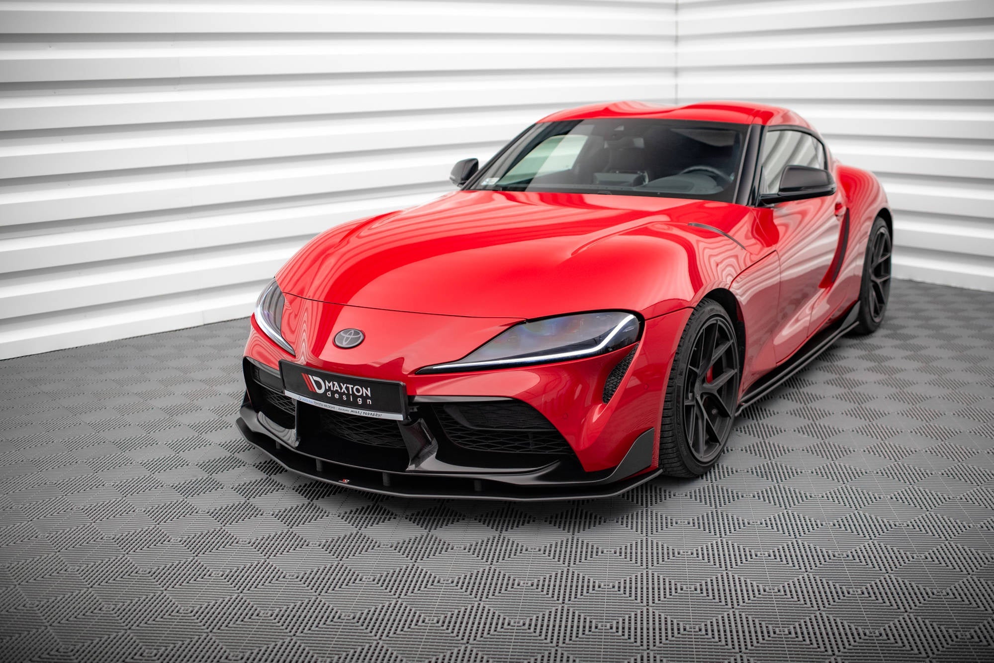 Prelungire splitter bara fata Toyota Supra Mk5 2019- v5 - Maxton Design