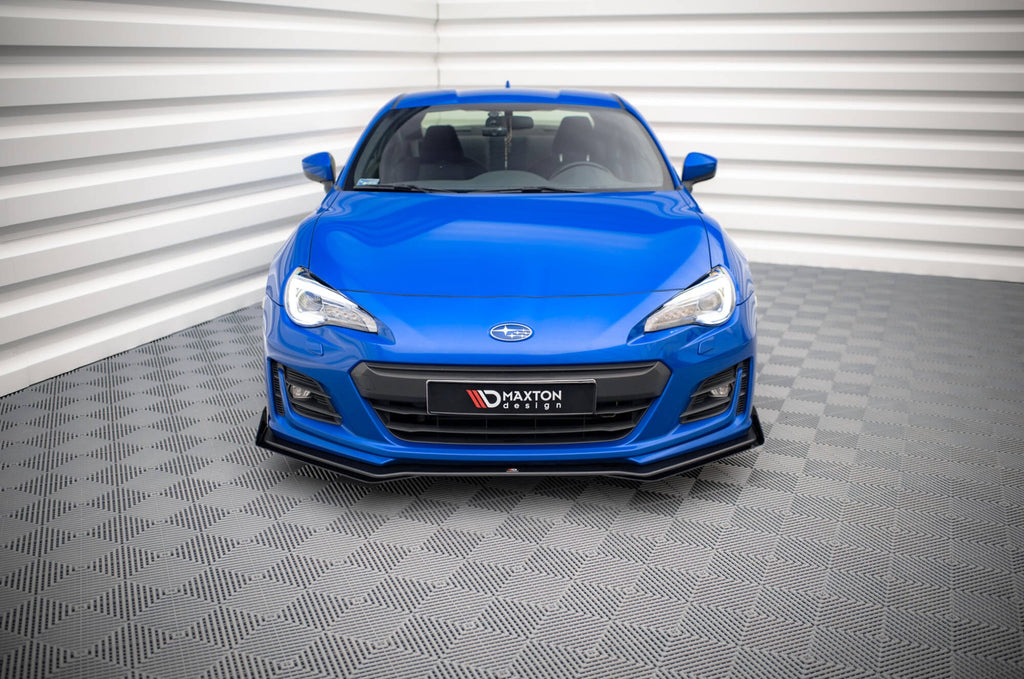 Prelungire splitter bara fata si flapsuri Subaru BRZ Mk1 Facelift 2017-2020 v10 - Maxton Design