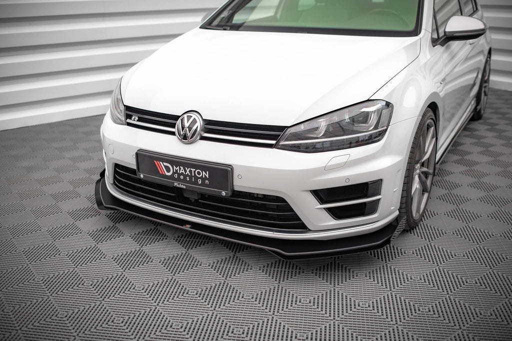 Prelungire splitter bara fata si flapsuri Volkswagen Golf 7 R 2013-2016 v27 - Maxton Design