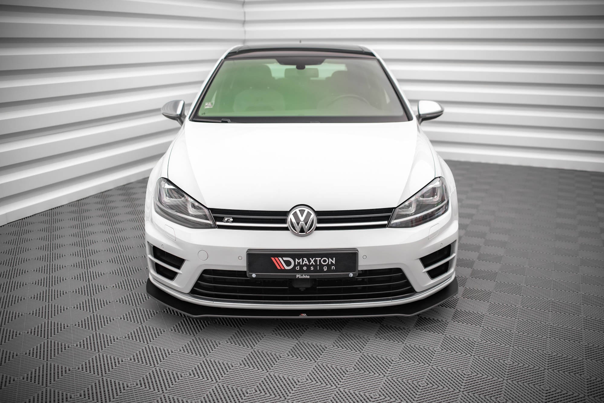 Prelungire splitter bara fata Volkswagen Golf 7 R 2013-2016 v26 - Maxton Design