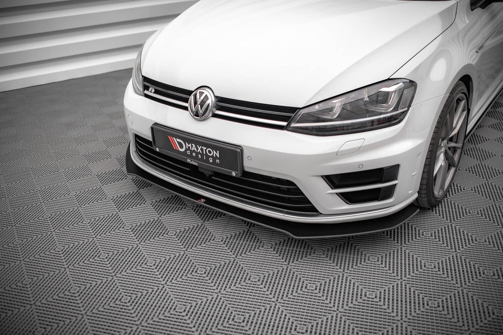 Prelungire splitter bara fata Volkswagen Golf 7 R 2013-2016 v26 - Maxton Design