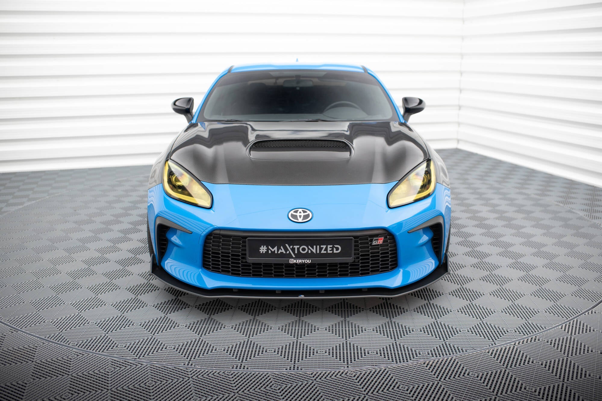 Prelungire splitter bara fata Toyota GR86 Mk1 2021- v7 - Maxton Design