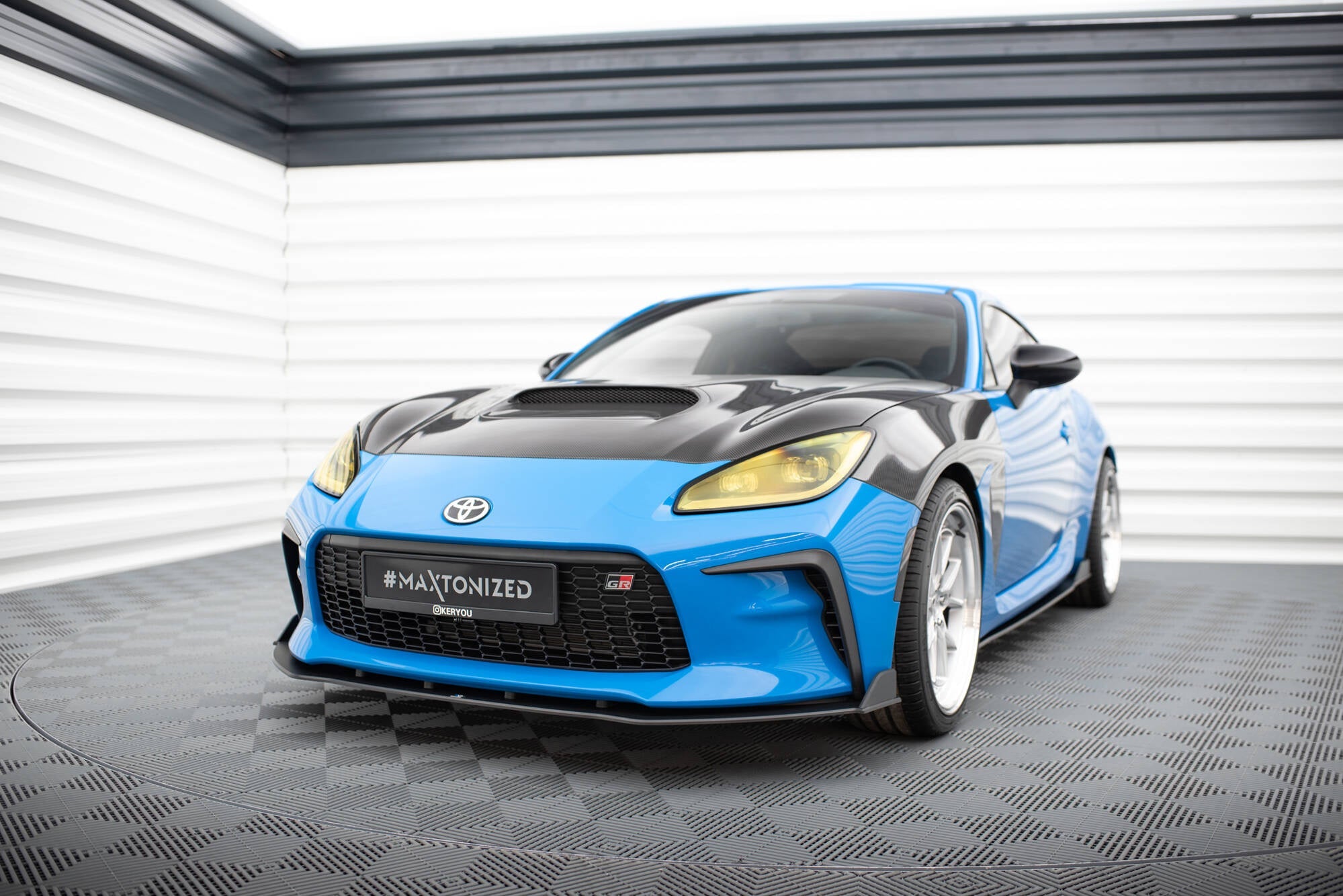 Prelungire splitter bara fata Toyota GR86 Mk1 2021- v7 - Maxton Design