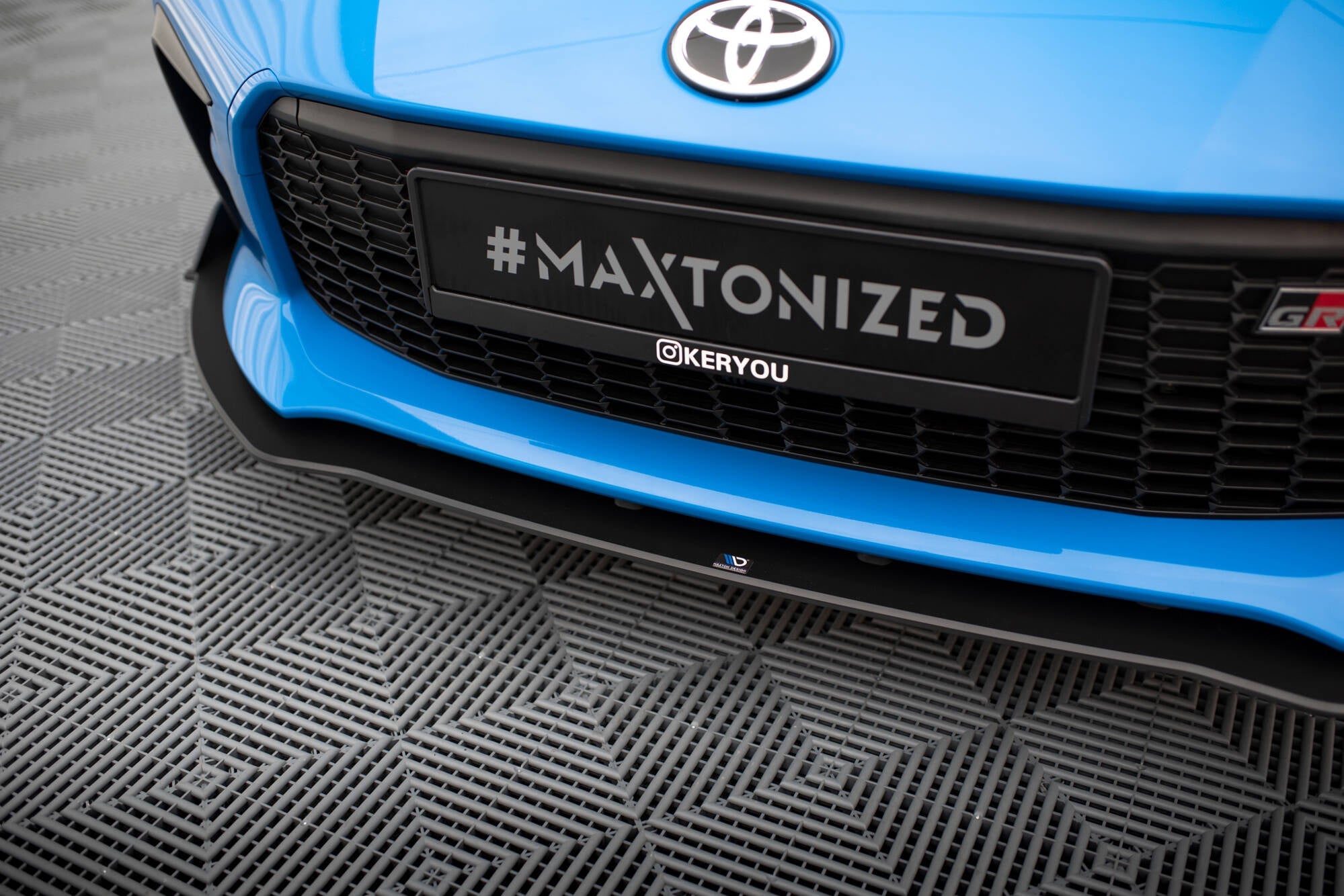 Prelungire splitter bara fata Toyota GR86 Mk1 2021- v7 - Maxton Design