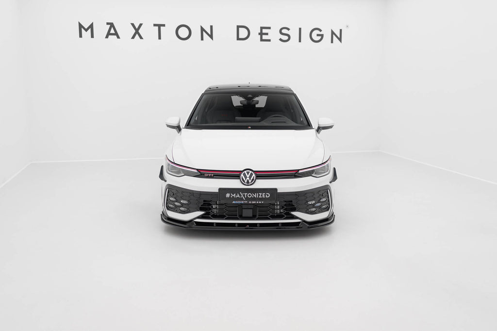 Prelungire splitter bara fata Volkswagen Golf GTI / GTE / R-Line Mk8 Facelift 2024- v39 - Maxton Design