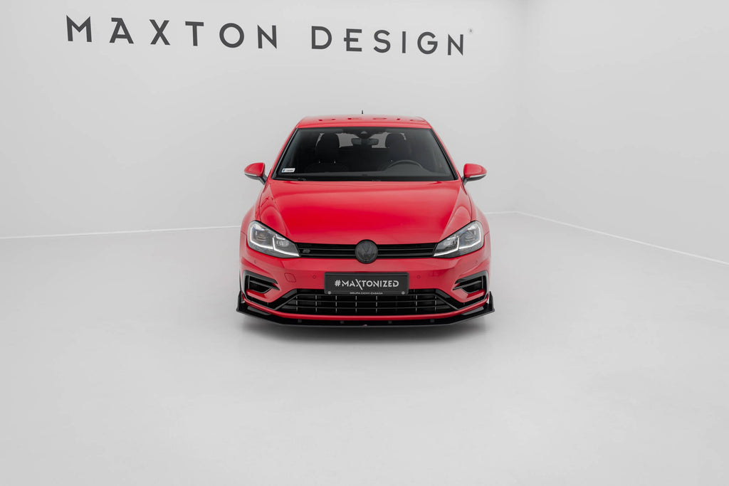 Prelungire splitter bara fata Volkswagen Golf 7 R Facelift 2017-2020 v18 - Maxton Design