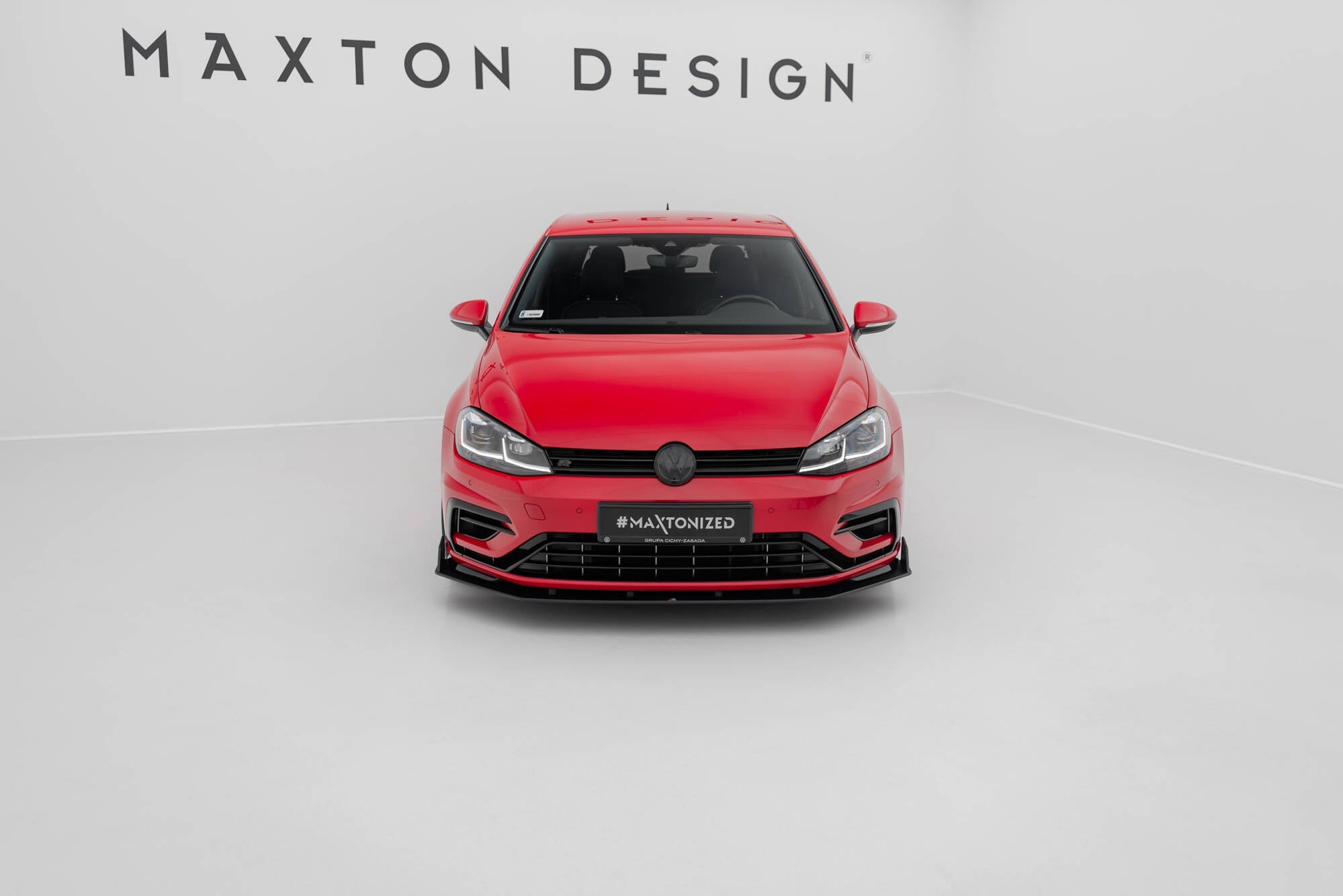 Prelungire splitter bara fata Volkswagen Golf 7 R Facelift 2017-2020 v18 - Maxton Design