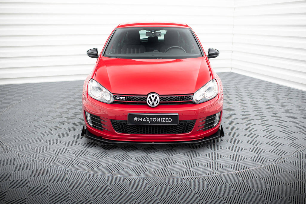 Prelungire splitter bara fata si flapsuri Volkswagen Golf GTI Mk6 2008-2012 v11 - Maxton Design