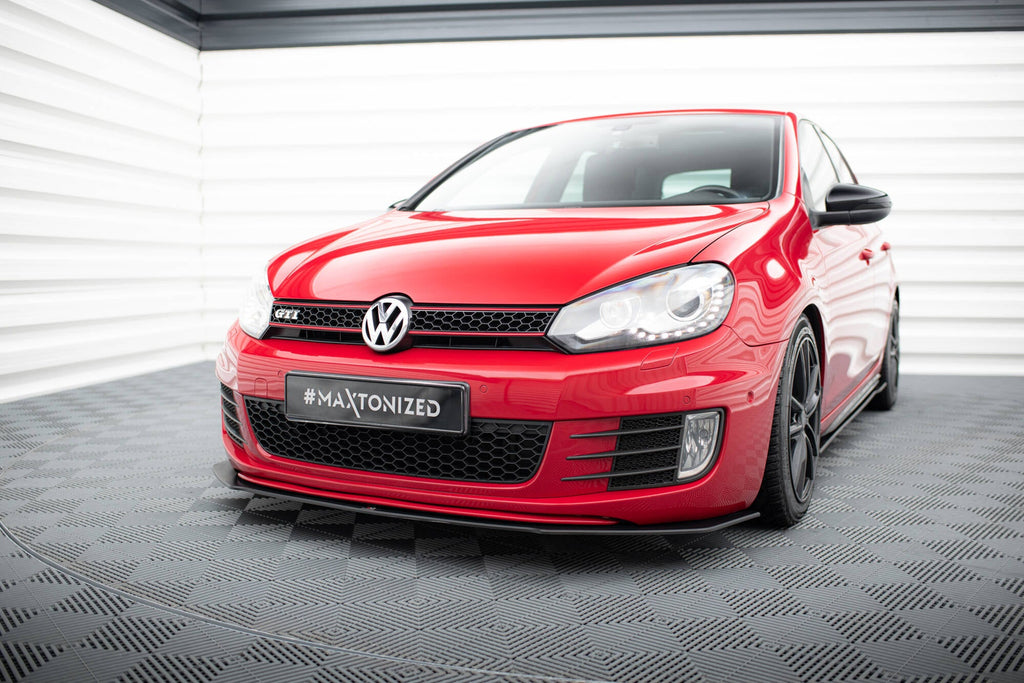 Prelungire splitter bara fata Volkswagen Golf GTI Mk6 2008-2012 v10 - Maxton Design