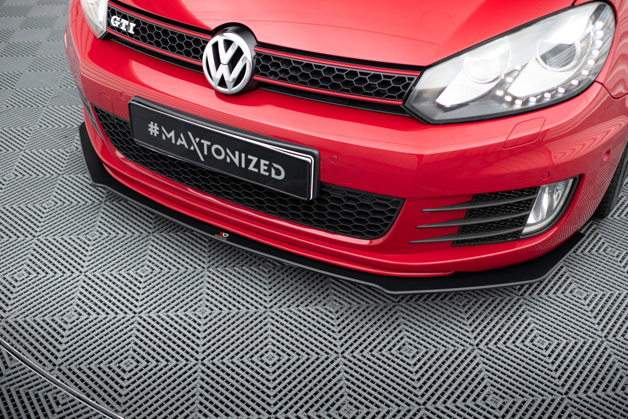 Prelungire splitter bara fata Volkswagen Golf GTI Mk6 2008-2012 v10 - Maxton Design