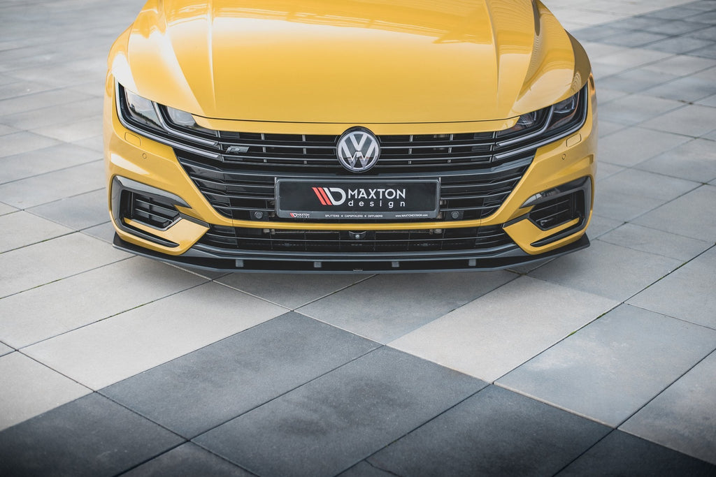 Prelungire splitter bara fata Volkswagen Arteon R-Line 2017- v4 - Maxton Design