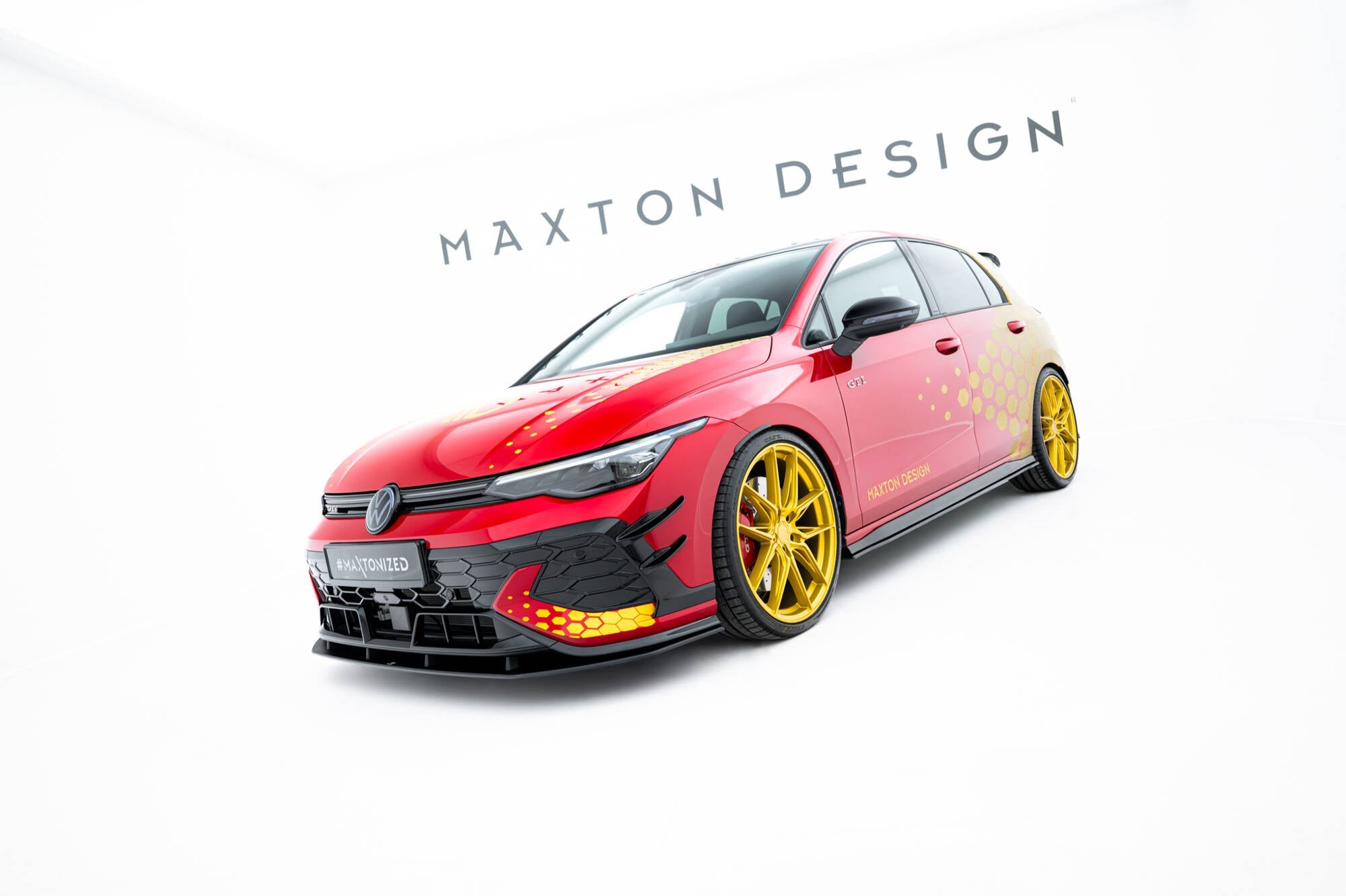 Prelungire splitter bara fata Volkswagen Golf GTI Clubsport Mk8 Facelift 2024- v44 - Maxton Design