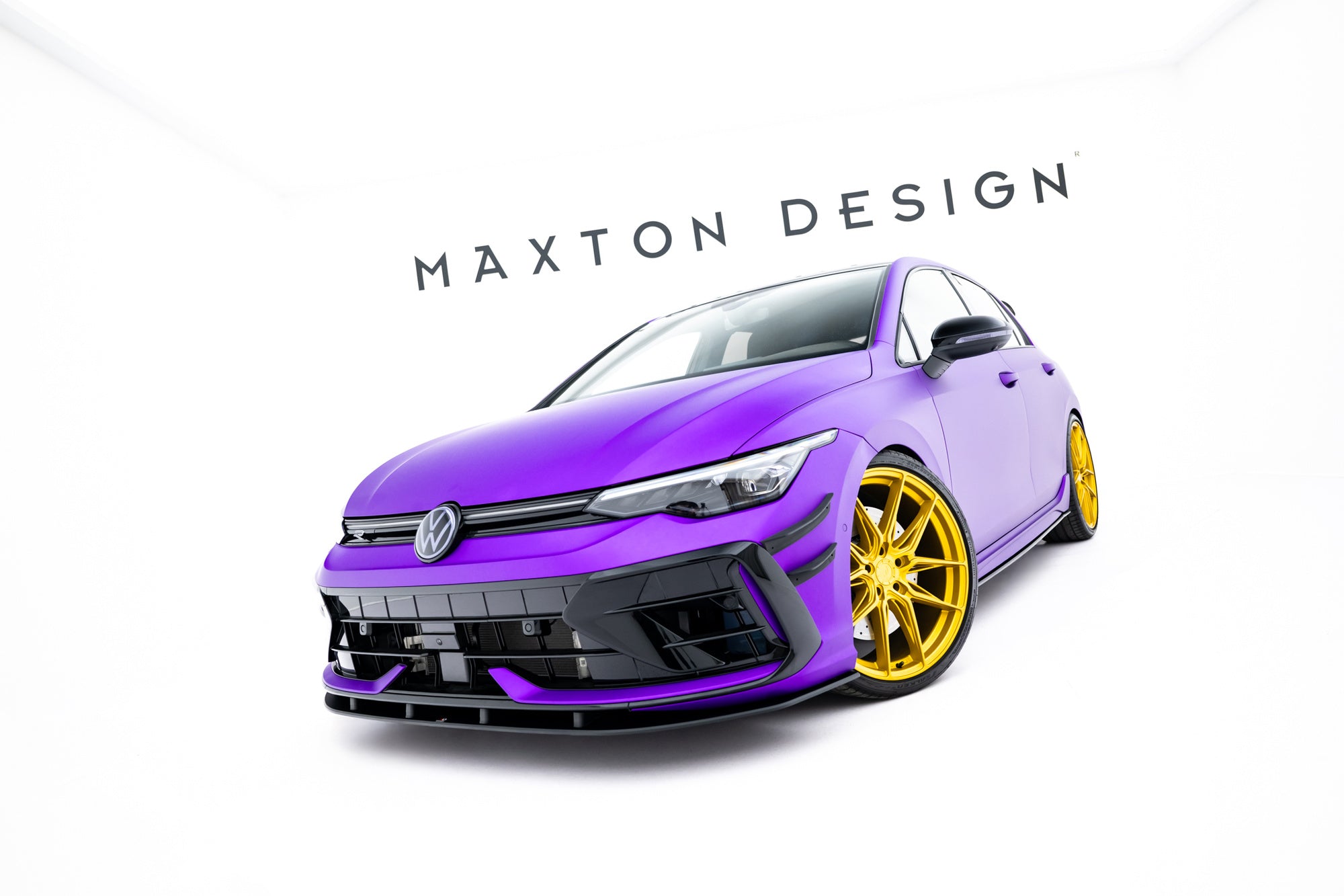 Prelungire splitter bara fata Volkswagen Golf R Mk8 Facelift 2024- v51 - Maxton Design
