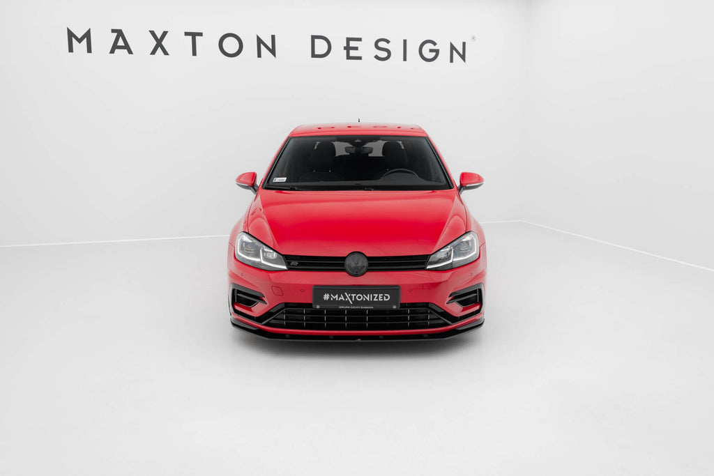 Prelungire splitter bara fata Volkswagen Golf 7 R Facelift 2017-2020 v16 - Maxton Design