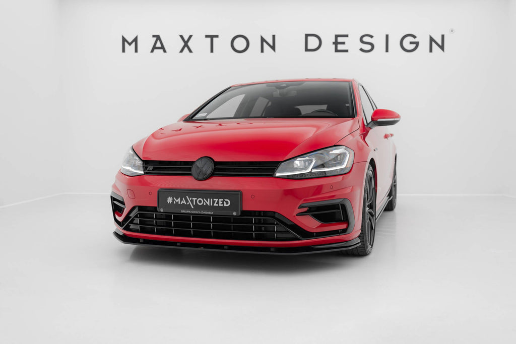 Prelungire splitter bara fata Volkswagen Golf 7 R Facelift 2017-2020 v16 - Maxton Design