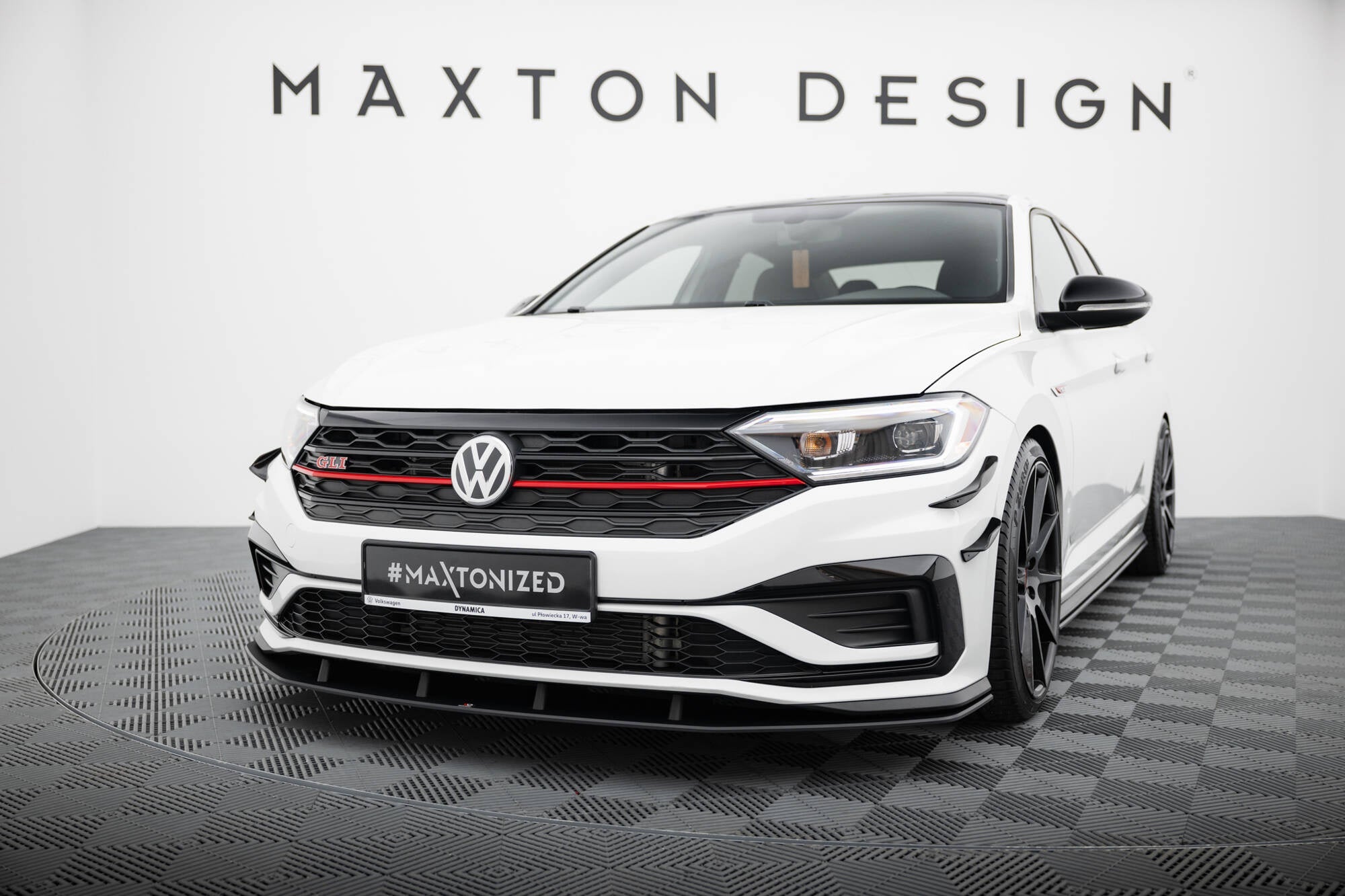 Prelungire splitter bara fata Volkswagen Jetta GLI Mk7 2018-2021 v1 - Maxton Design