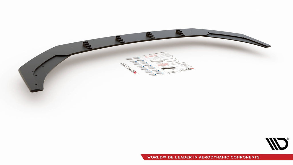 Prelungire splitter bara fata Volkswagen Polo GTI Mk6 2017- v15 - Maxton Design
