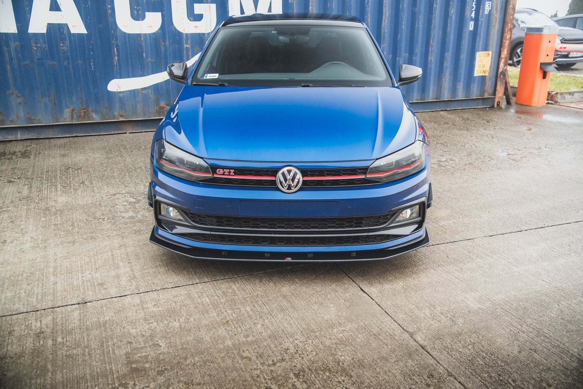 Prelungire splitter bara fata Volkswagen Polo GTI Mk6 2017- v15 - Maxton Design