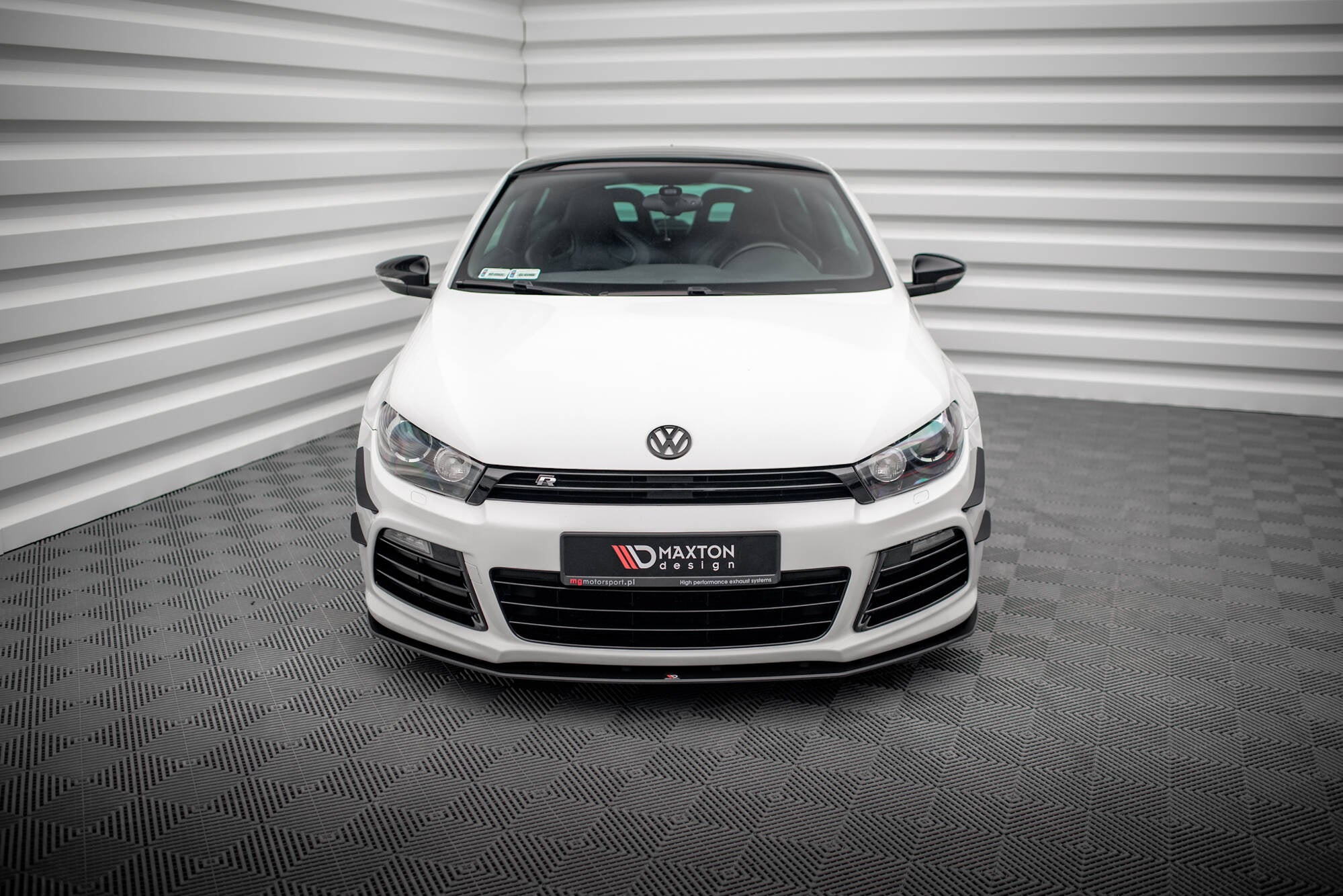 Prelungire splitter bara fata Volkswagen Scirocco R Mk3 2008-2014 v10 - Maxton Design