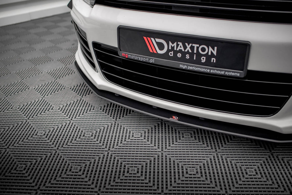 Prelungire splitter bara fata Volkswagen Scirocco R Mk3 2008-2014 v10 - Maxton Design