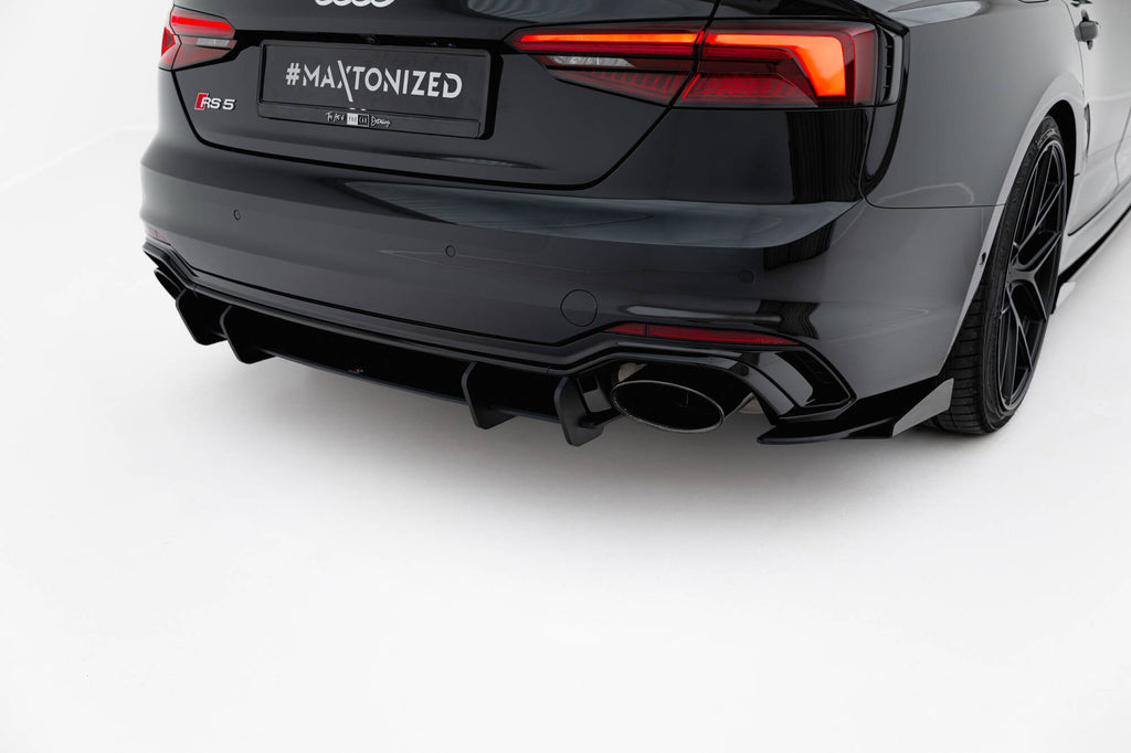 Prelungire difuzor bara spate Audi RS5 Coupe / Sportback F5 2017-2019 v47 - Maxton Design