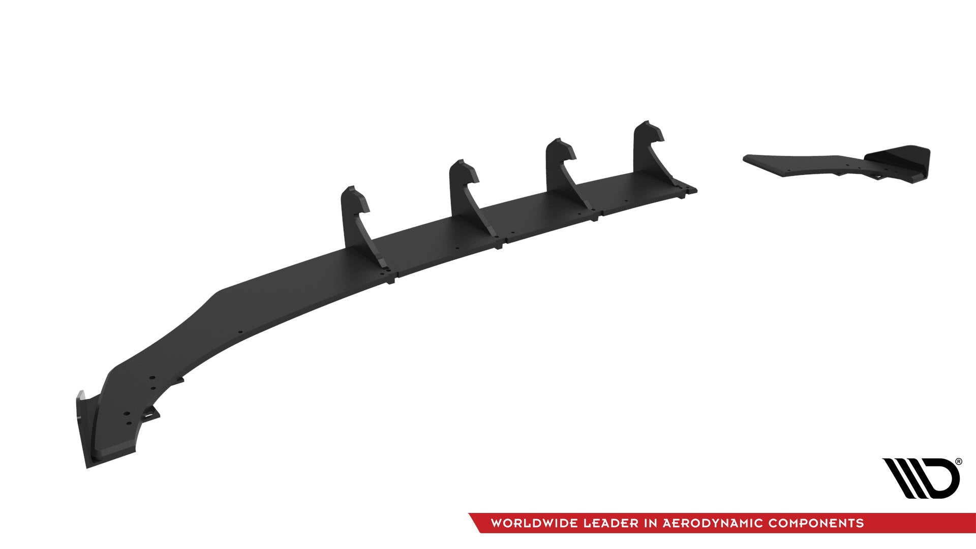 Prelungire difuzor bara spate si flapsuri Volkswagen Polo GTI Mk6 Facelift 2021- v15 - Maxton Design