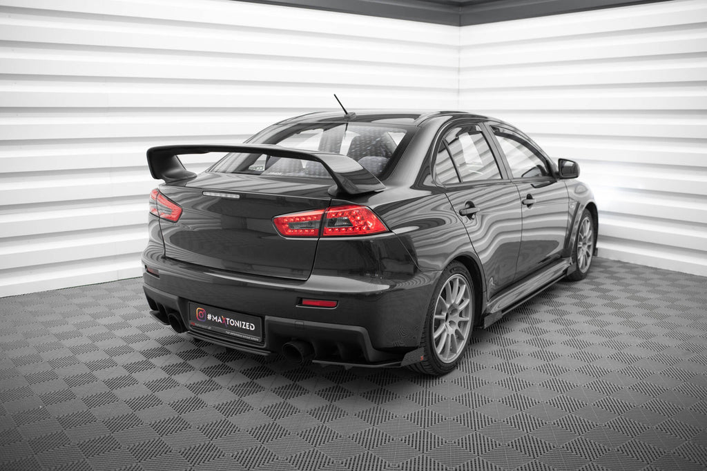 Prelungire difuzor bara spate Mitsubishi Lancer EVO X 2007-2015 v3 - Maxton Design