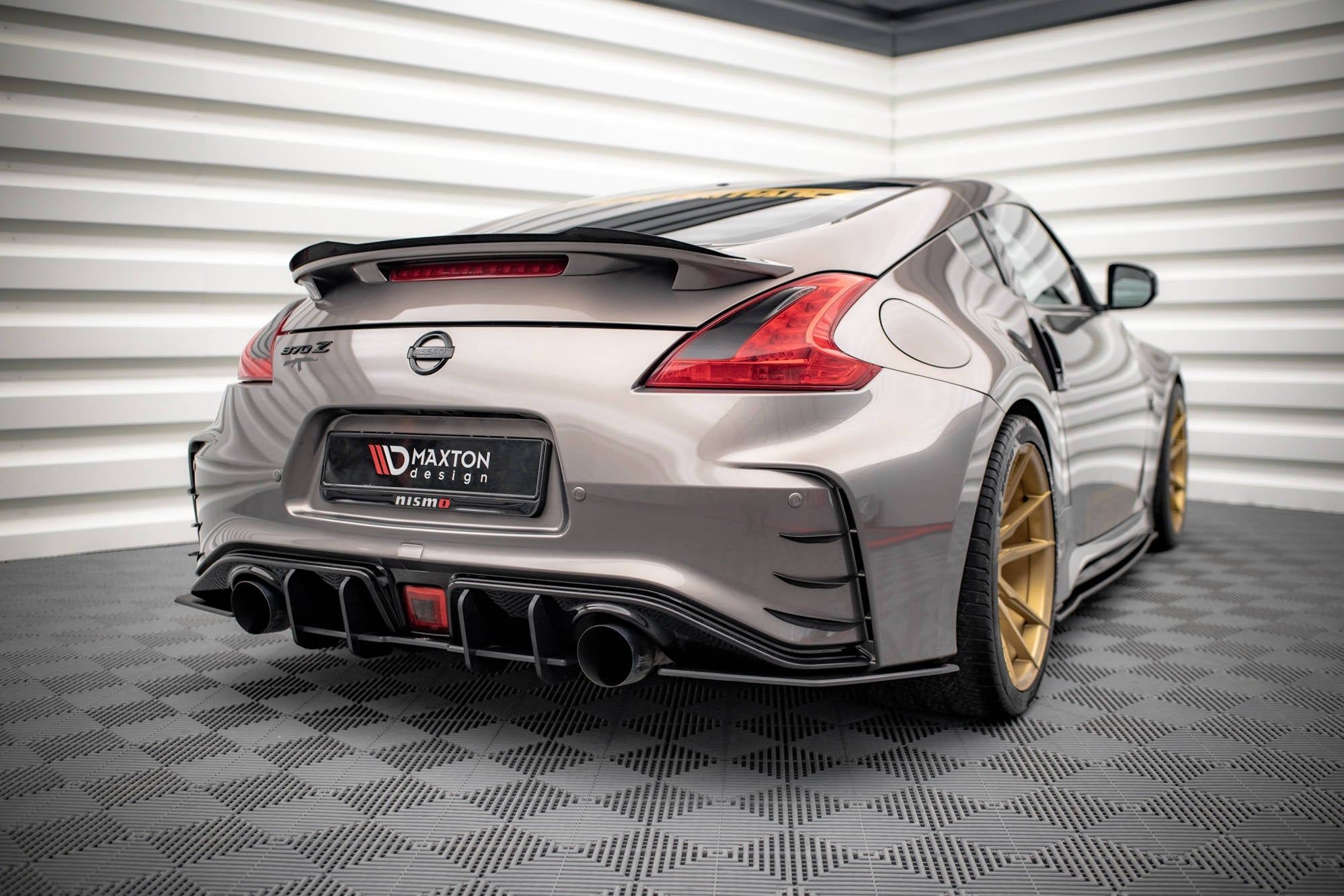 Prelungire difuzor bara spate Nissan 370Z Nismo Facelift 2014-2020 v4 - Maxton Design