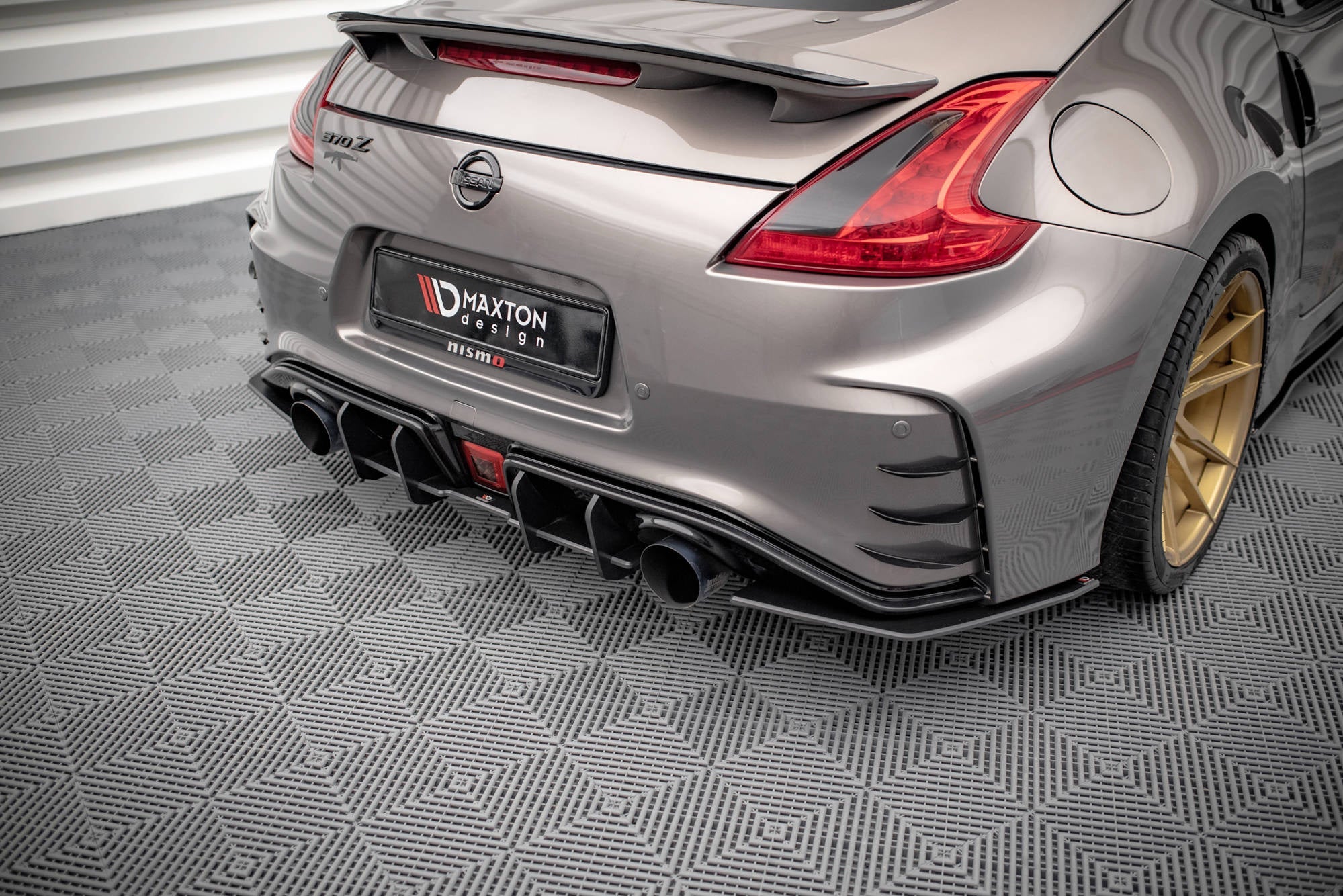 Prelungire difuzor bara spate Nissan 370Z Nismo Facelift 2014-2020 v4 - Maxton Design
