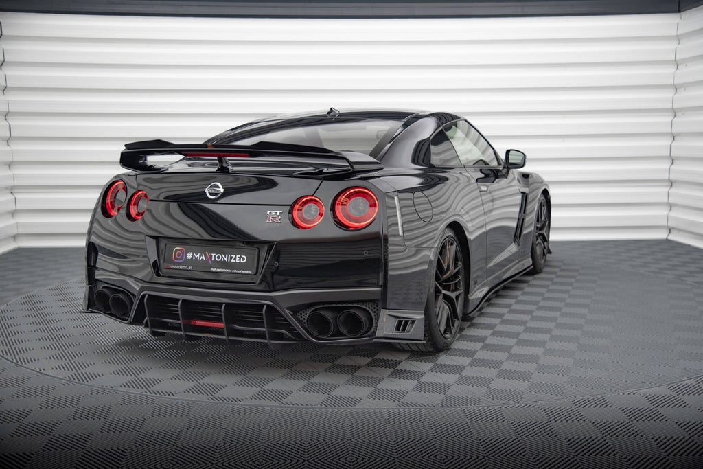 Prelungire difuzor bara spate Nissan GTR R35 Facelift 2016-2022 v6 - Maxton Design