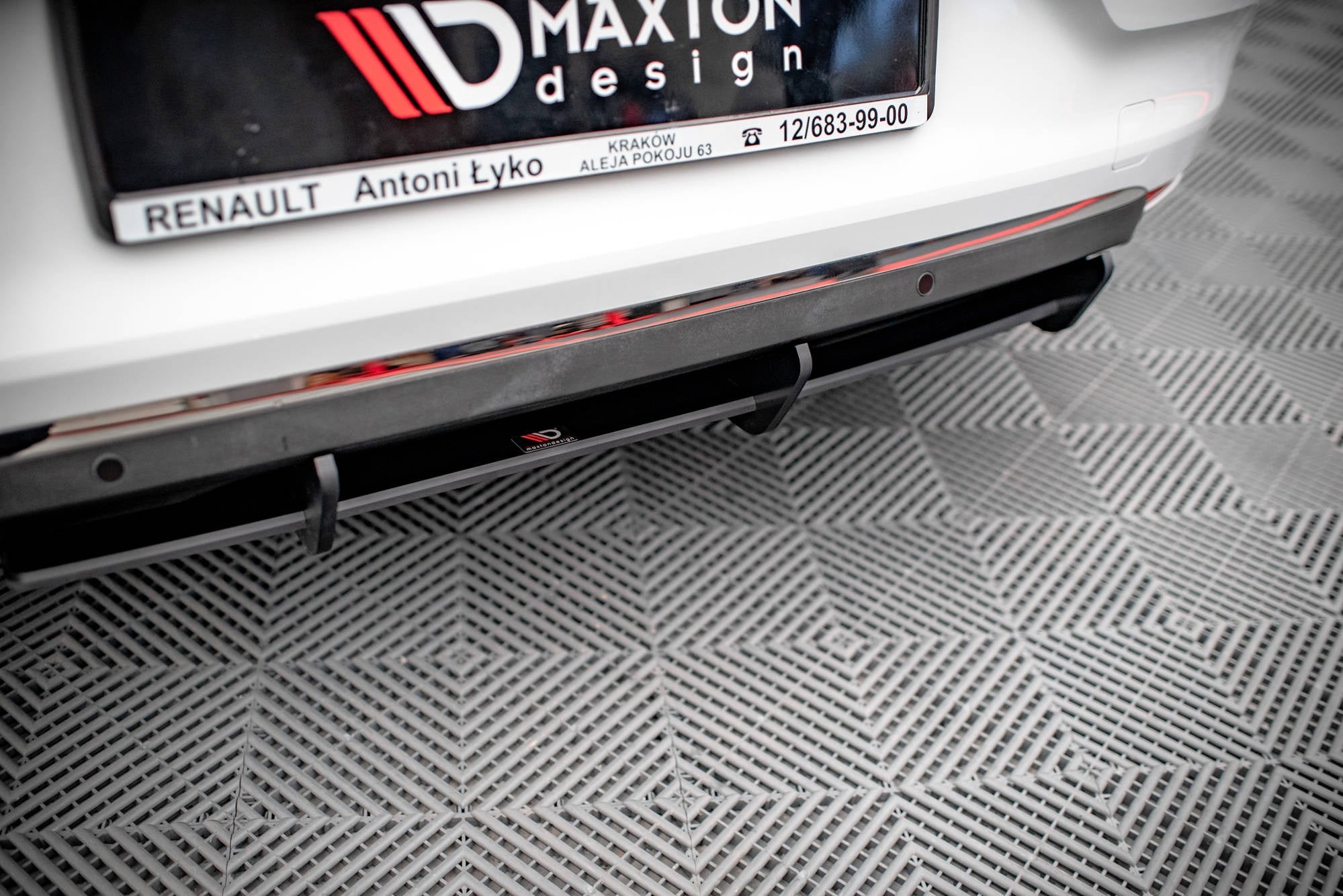 Prelungire difuzor bara spate Renault Clio Mk5 2019- v2 - Maxton Design