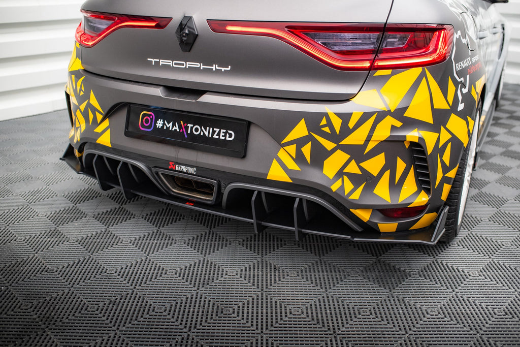 Prelungire difuzor bara spate Renault Megane RS Mk4 2018-2020 v7 - Maxton Design