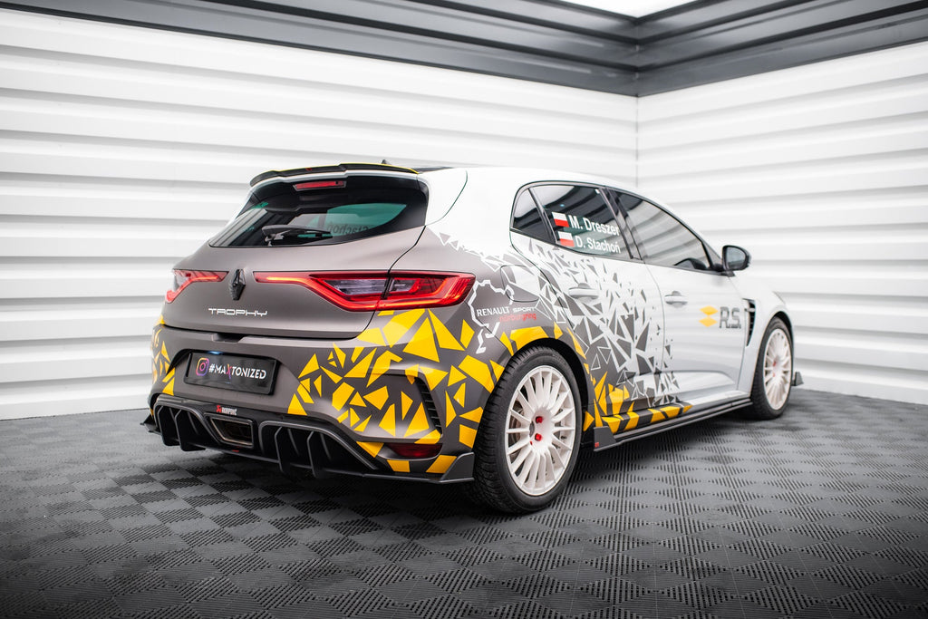 Prelungire difuzor bara spate Renault Megane RS Mk4 2018-2020 v7 - Maxton Design