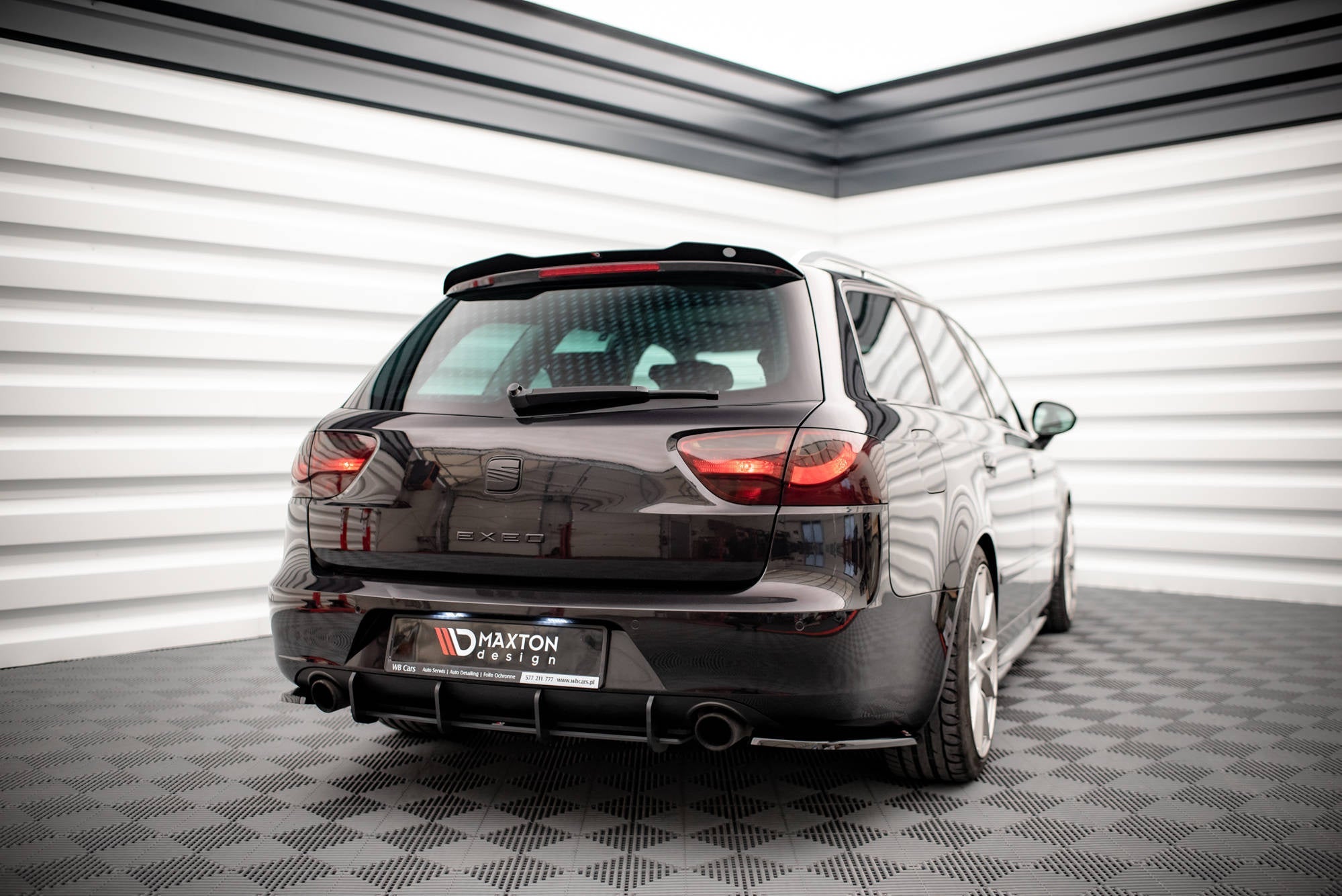 Prelungire difuzor bara spate Seat Exeo 2008-2013 v3 - Maxton Design