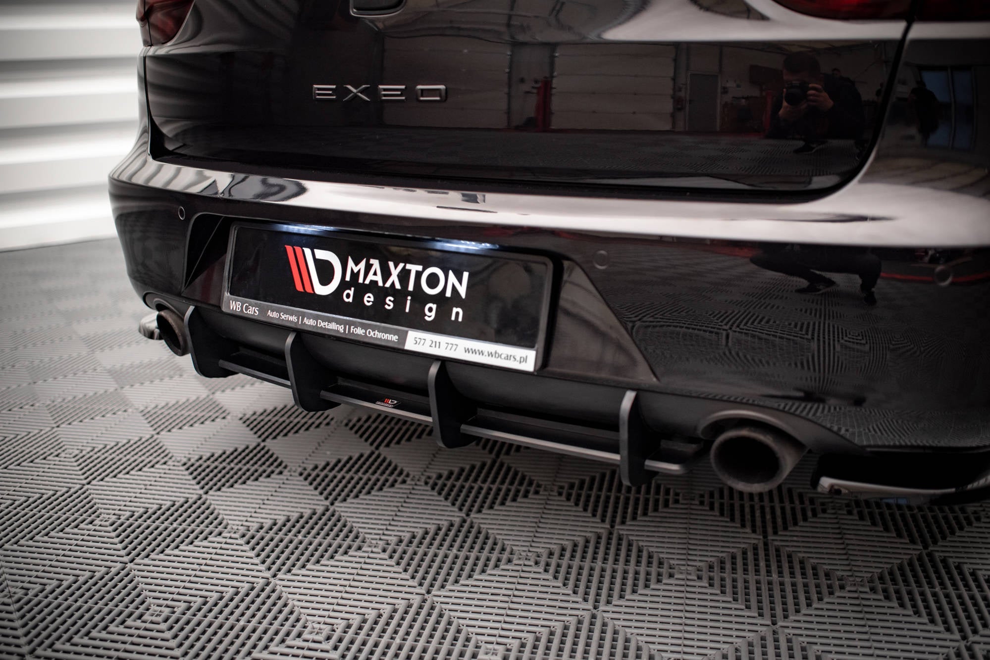 Prelungire difuzor bara spate Seat Exeo 2008-2013 v3 - Maxton Design