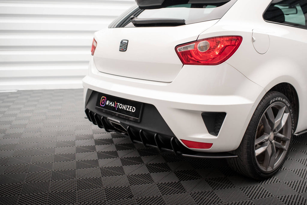 Prelungire difuzor bara spate Seat Ibiza Sport Coupe Mk4 2008-2012 v3 - Maxton Design
