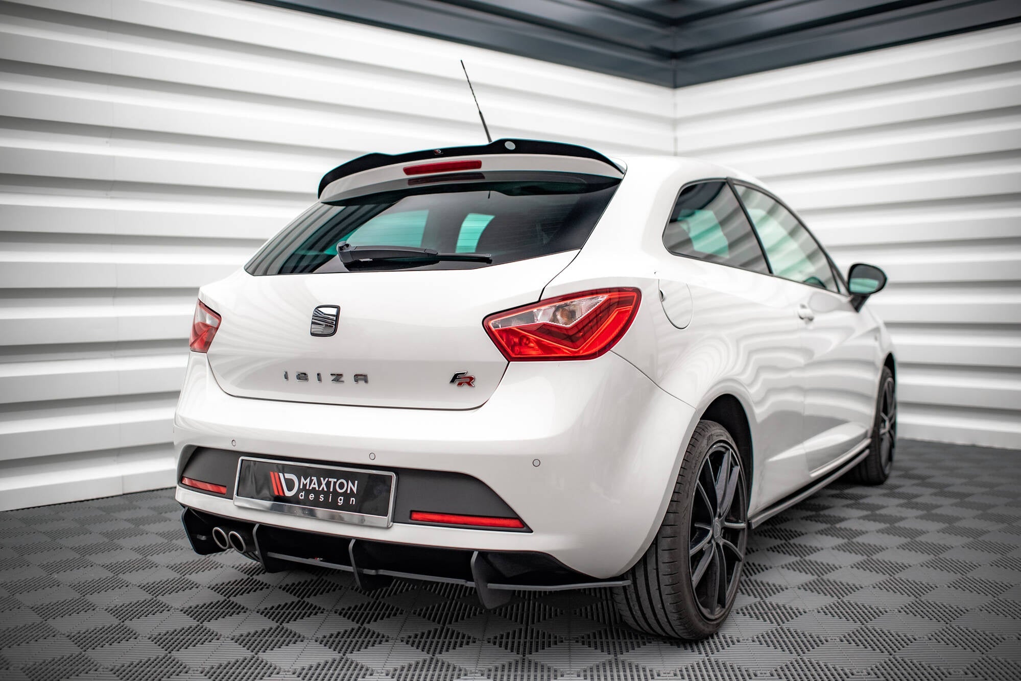 Prelungire difuzor bara spate Seat Ibiza FR SC Mk4 Facelift 2012-2017 v2 - Maxton Design