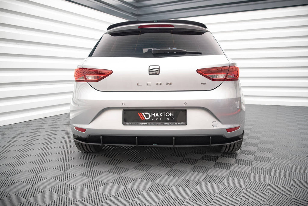 Prelungire difuzor bara spate Seat Leon Hatchback Mk3 2012-2016 v21 - Maxton Design