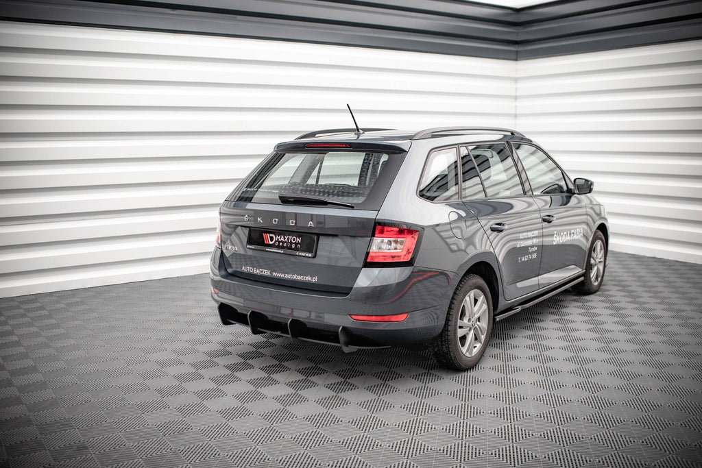 Prelungire difuzor bara spate Skoda Fabia Combi Mk3 Facelift 2019-2021 v4 - Maxton Design