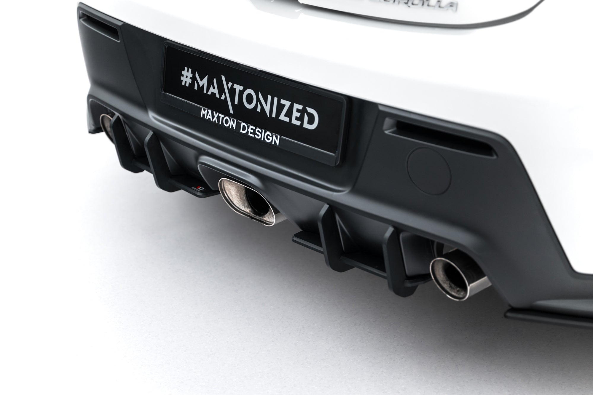 Prelungire difuzor bara spate Toyota GR Corolla Mk12 2022-2024 v3 - Maxton Design