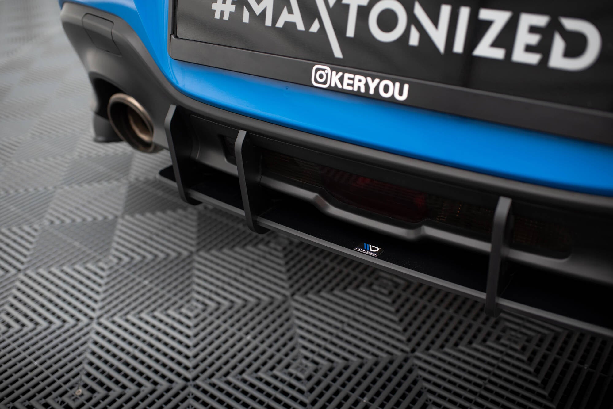Prelungire difuzor bara spate Toyota GR86 Mk1 Subaru BRZ Mk2 2021- v5 - Maxton Design