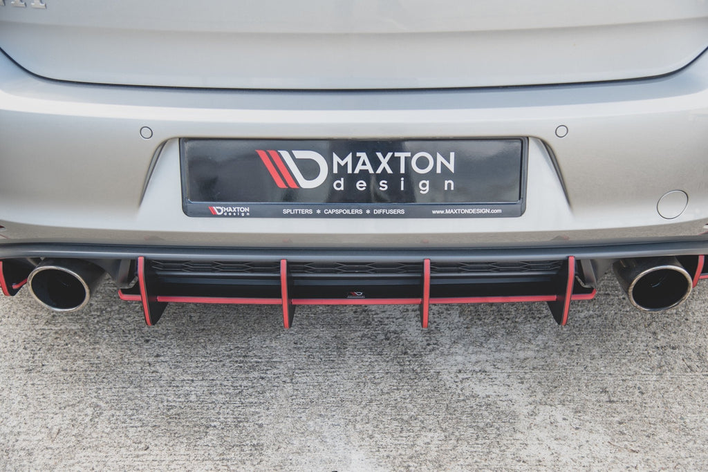 Prelungire difuzor bara spate Volkswagen Golf 7 Gti 2013-2016 v25 - Maxton Design