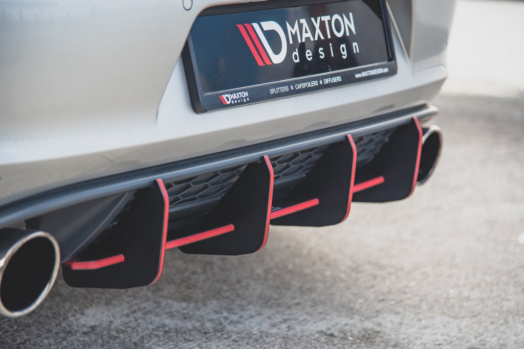 Prelungire difuzor bara spate Volkswagen Golf 7 Gti 2013-2016 v25 - Maxton Design