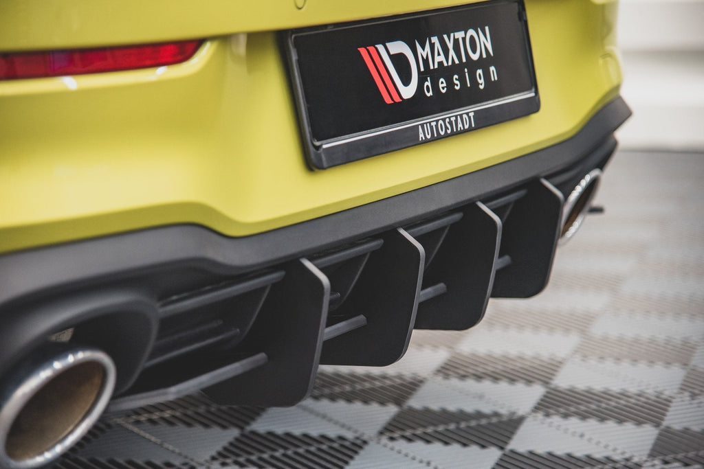 Prelungire difuzor bara spate Volkswagen Golf 8 GTI Clubsport 2020- v25 - Maxton Design