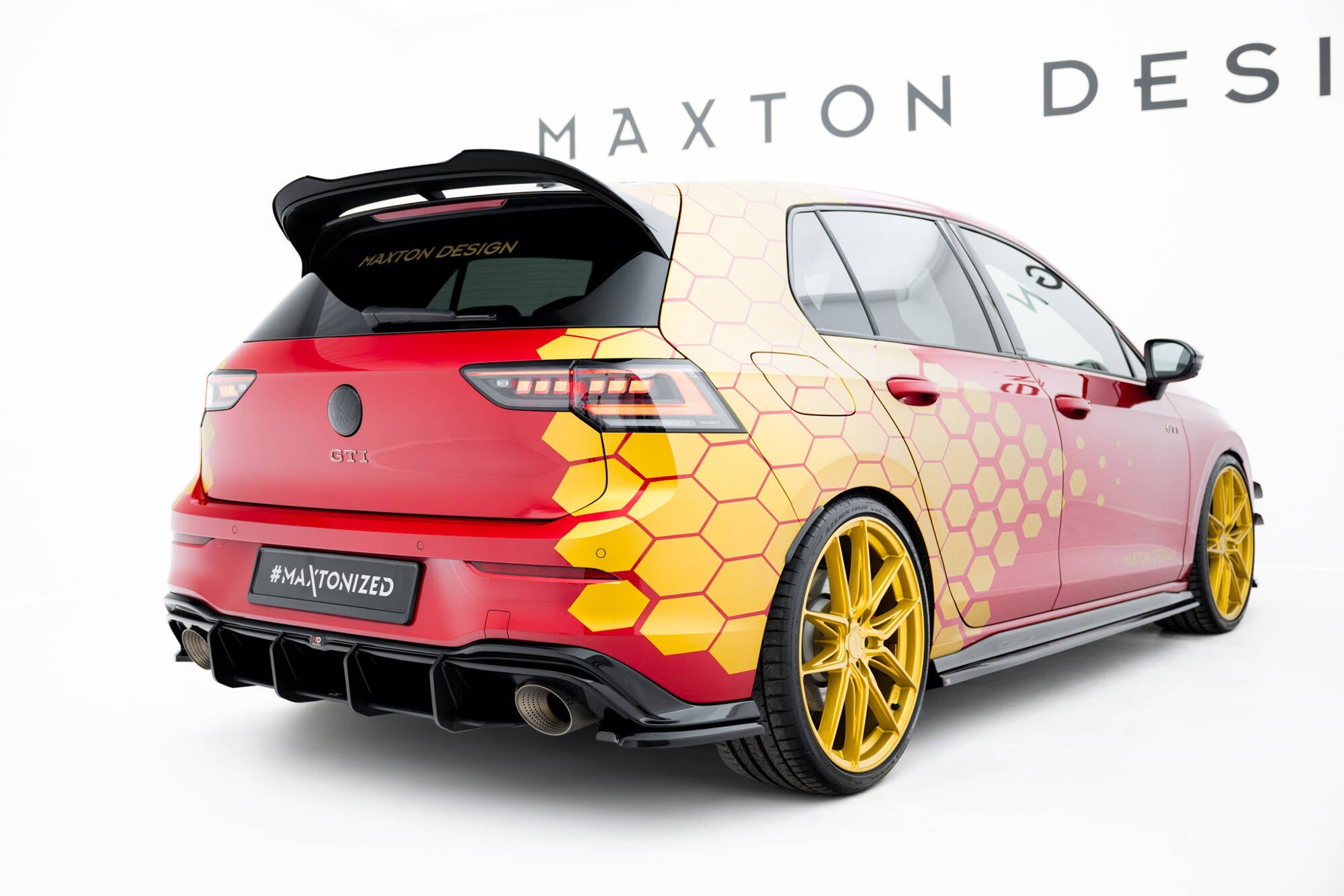 Prelungire difuzor bara spate Volkswagen Golf GTI Clubsport Mk8 Facelift 2024- v53 - Maxton Design